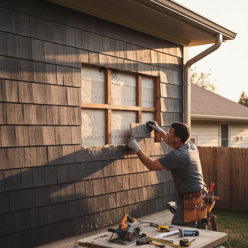 Local Home Siding Repair pros at work