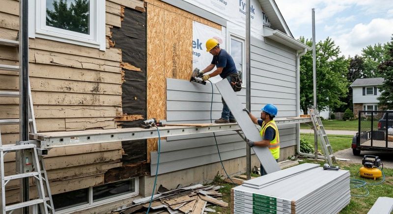 Board Siding Replacement in Boston, MA